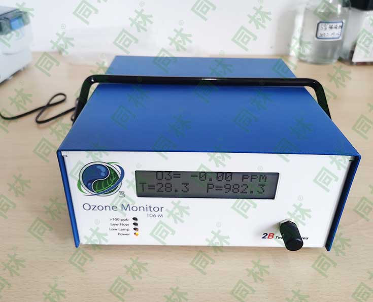 美國2B 106-M臭氧檢測儀開機后顯示亂碼